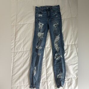 American Eagle high waist skinny jeans